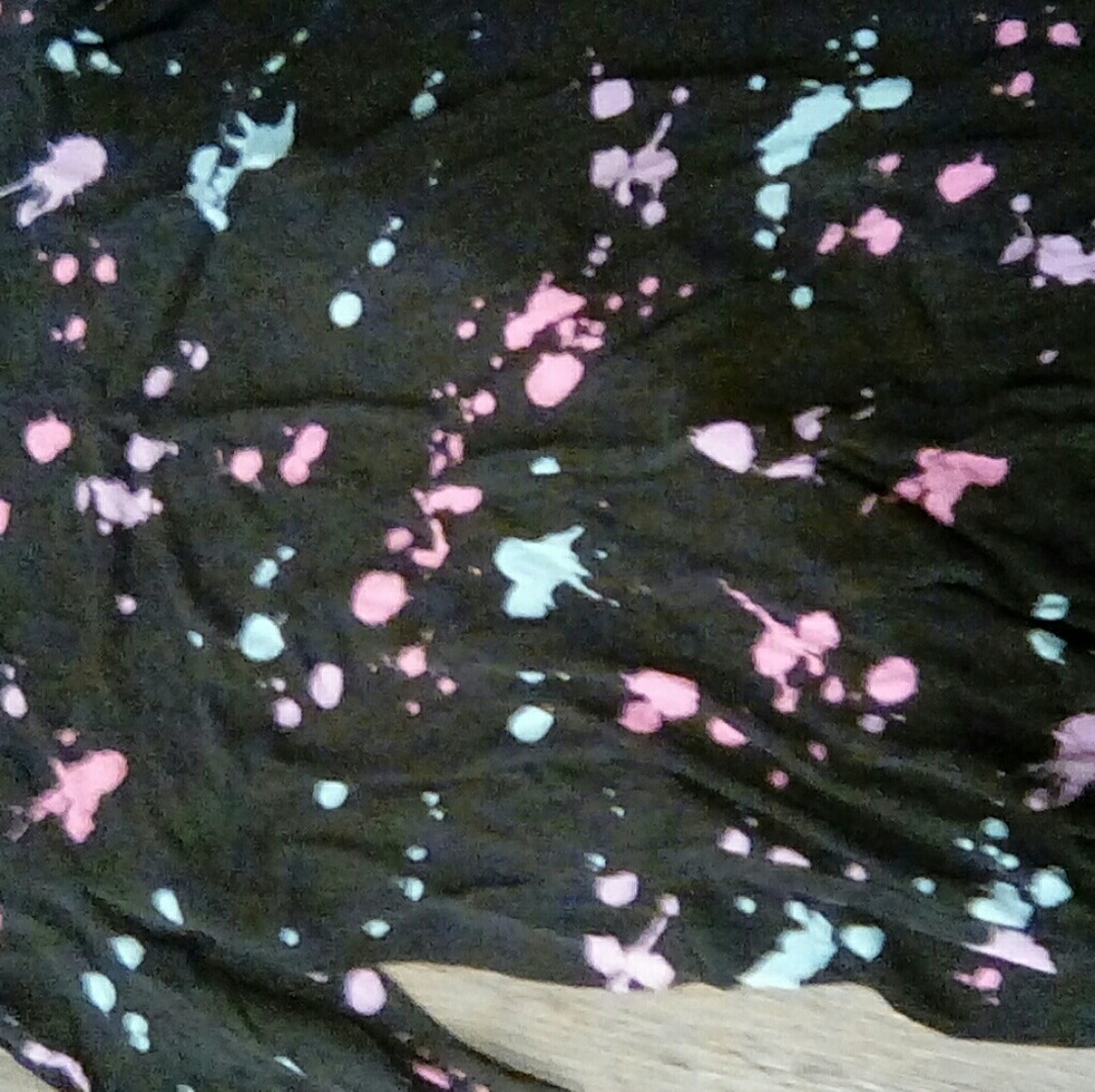 Long sleeve paint splatter shirt